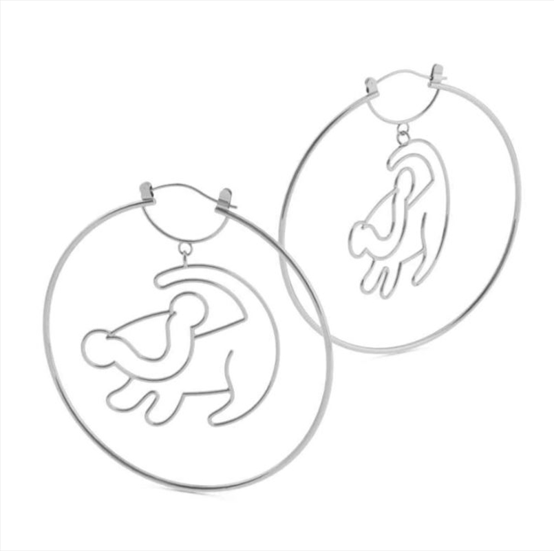 Lion King Simba Earrings - Silver/Product Detail/Jewellery