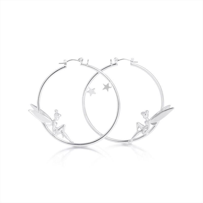 Tinker Bell Hoop Earrings - Silver/Product Detail/Jewellery