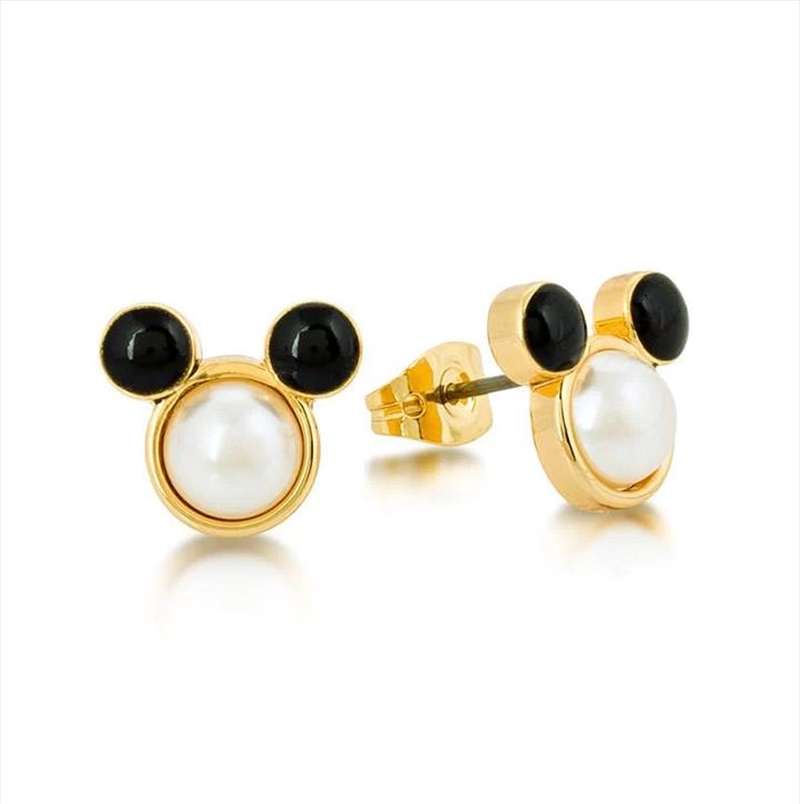 Mickey Mouse Pearl Stud Earrings/Product Detail/Jewellery