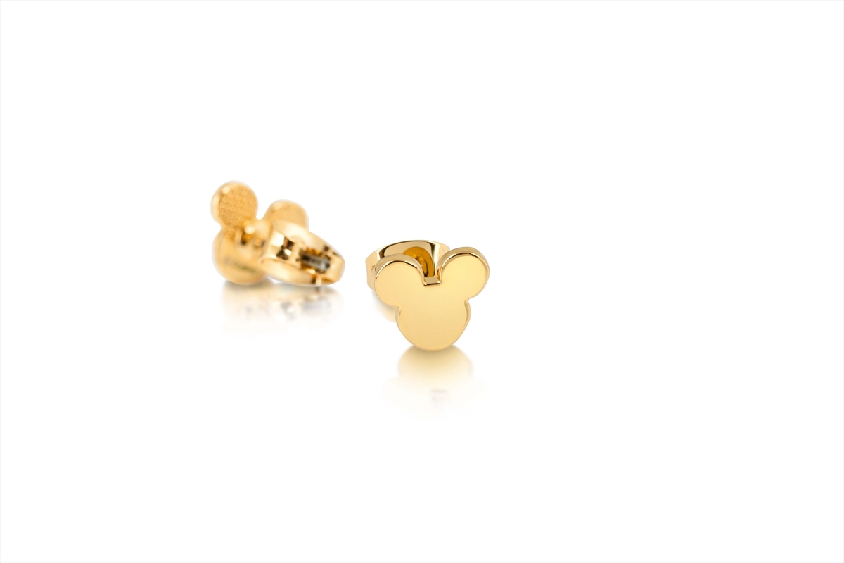 Mickey Mouse Studs - Gold/Product Detail/Jewellery