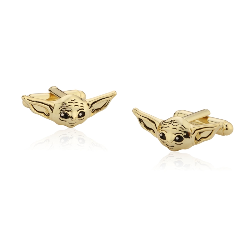 Star Wars The Mandalorian The Child Cufflinks - Gold/Product Detail/Jewellery