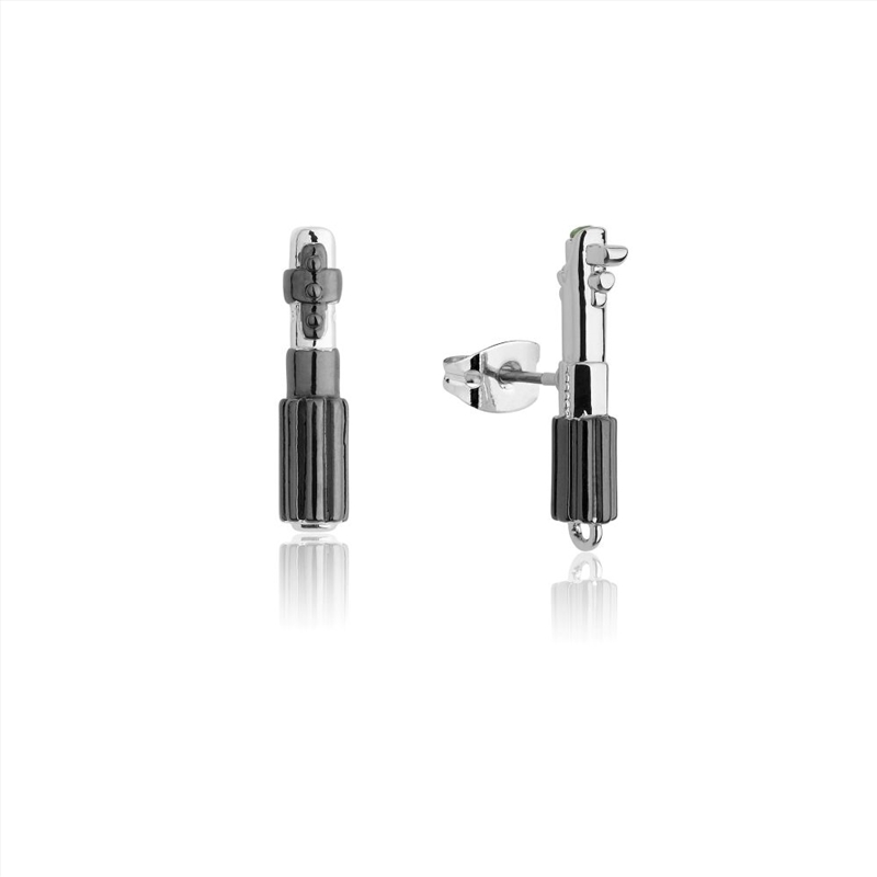 Darth Vader and Luke Skywalker Lightsaber Stud Earrings - Silver/Product Detail/Jewellery