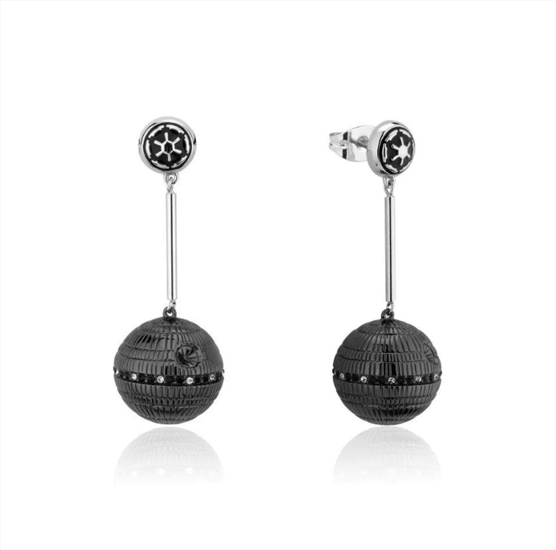 Star Wars Death Star Drop Earrings - Silver/Product Detail/Jewellery