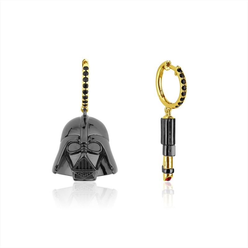 Star Wars Darth Vader Lightsaber Hoop Earrings - Gold/Product Detail/Jewellery
