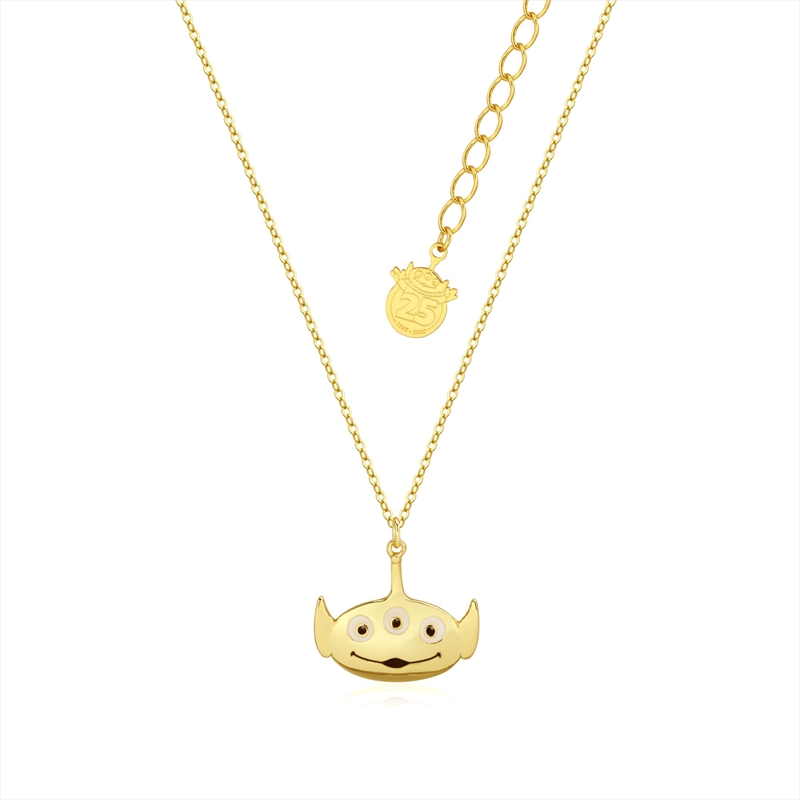 Disney Pixar Toy Alien Necklace - Gold/Product Detail/Jewellery