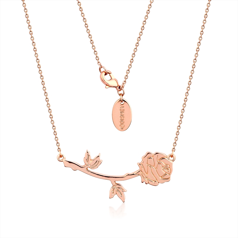 Disney Beauty And The Beast  Rose Necklace - Rose/Product Detail/Jewellery