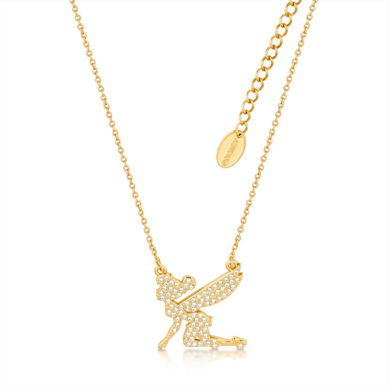 Tinker Bell Pave Silhouette Crystal Necklace/Product Detail/Jewellery