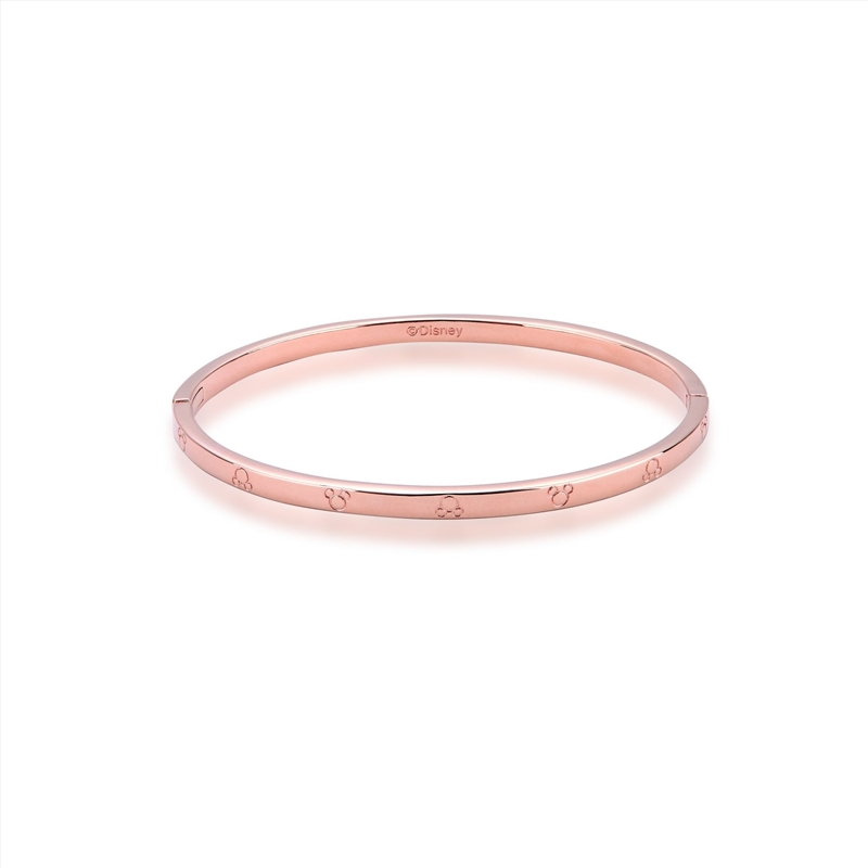 Precious Metal Mickey Mouse Bangle Bracelet Adult - Rose/Product Detail/Jewellery