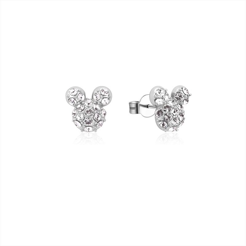 Precious Metal Mickey Mouse Swarovski Crystal Stud Earrings/Product Detail/Jewellery