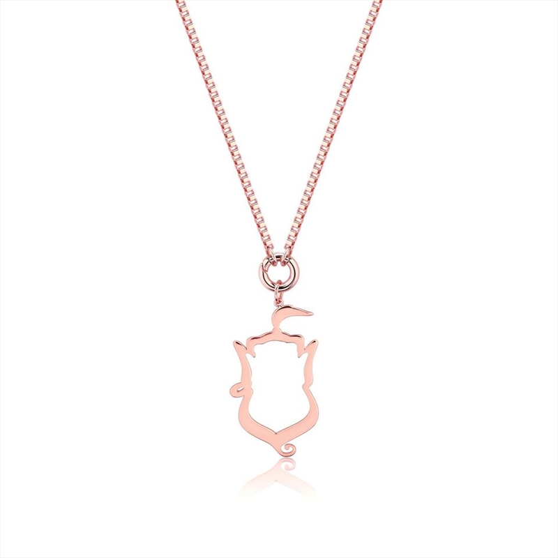 Disney Aladdin Genie Outline Necklace - Rose/Product Detail/Jewellery