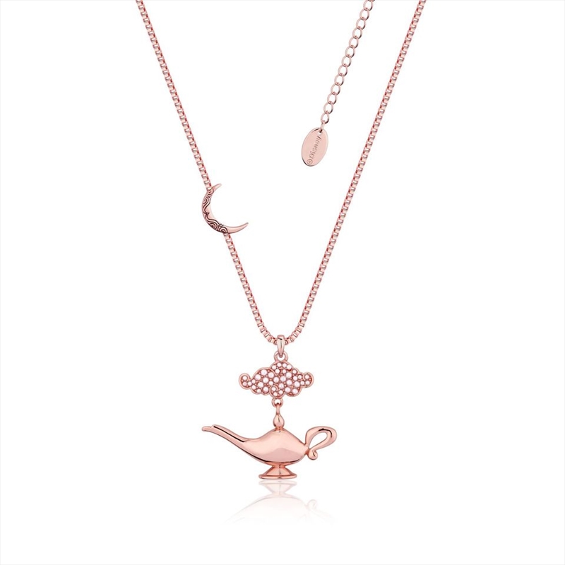 Disney Aladdin Genie Lamp in the Night Necklace - Rose/Product Detail/Jewellery