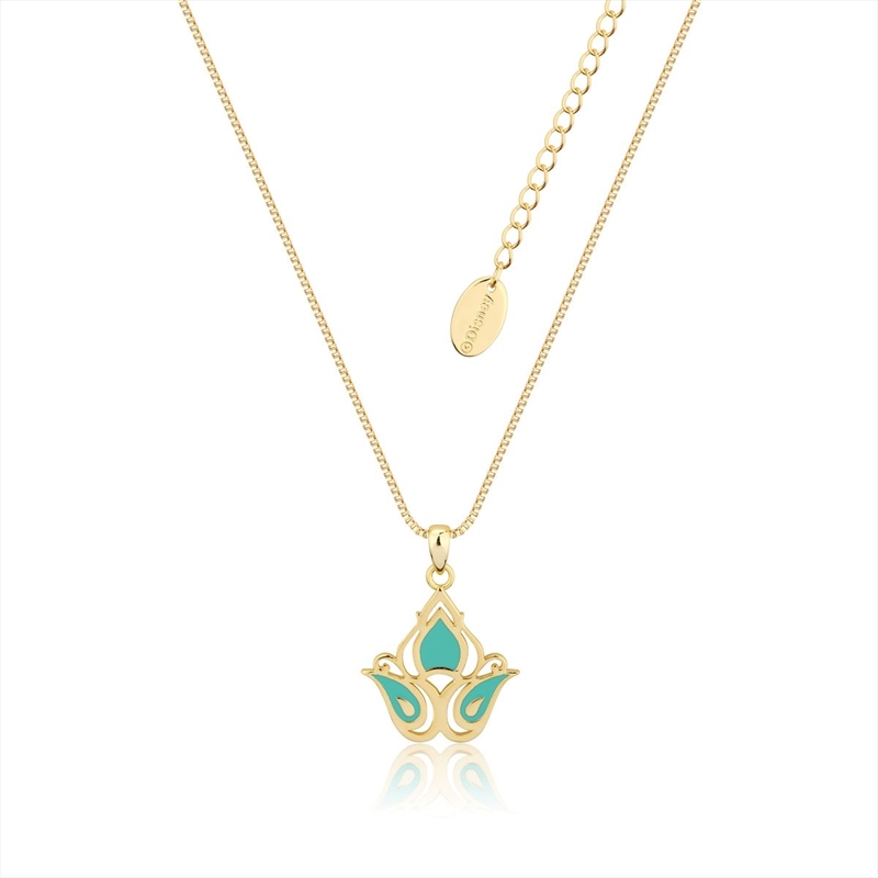 Disney Aladdin Princess Jasmine Enamel Necklace - Gold/Product Detail/Jewellery