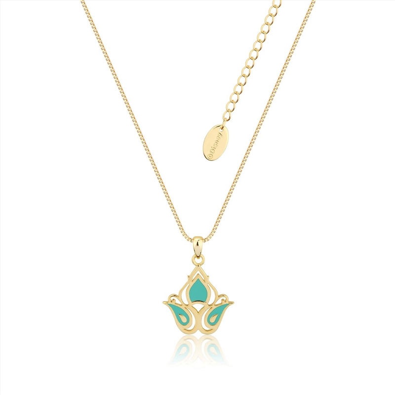 Disney Aladdin Princess Jasmine Enamel Necklace - Gold/Product Detail/Jewellery