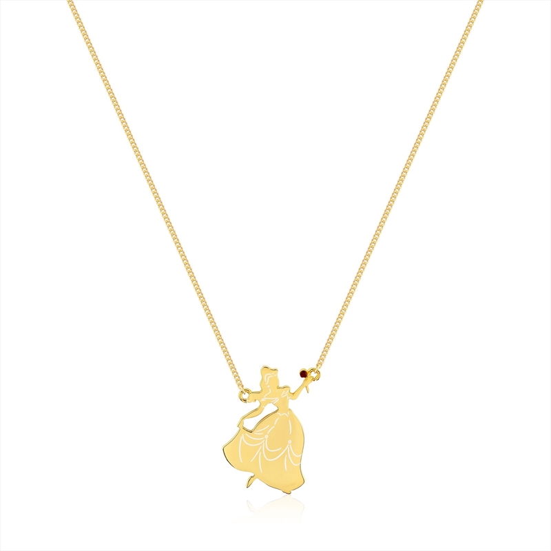 Disney Princess Precious Metal Beauty & the Beast Belle Necklace - Gold/Product Detail/Jewellery