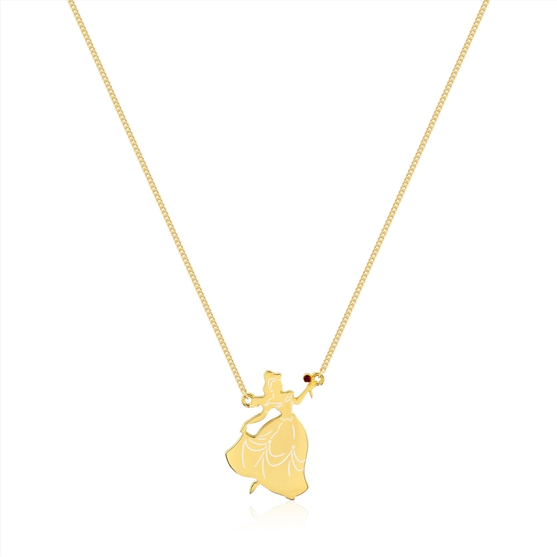 Disney Princess Precious Metal Beauty & the Beast Belle Necklace - Gold/Product Detail/Jewellery