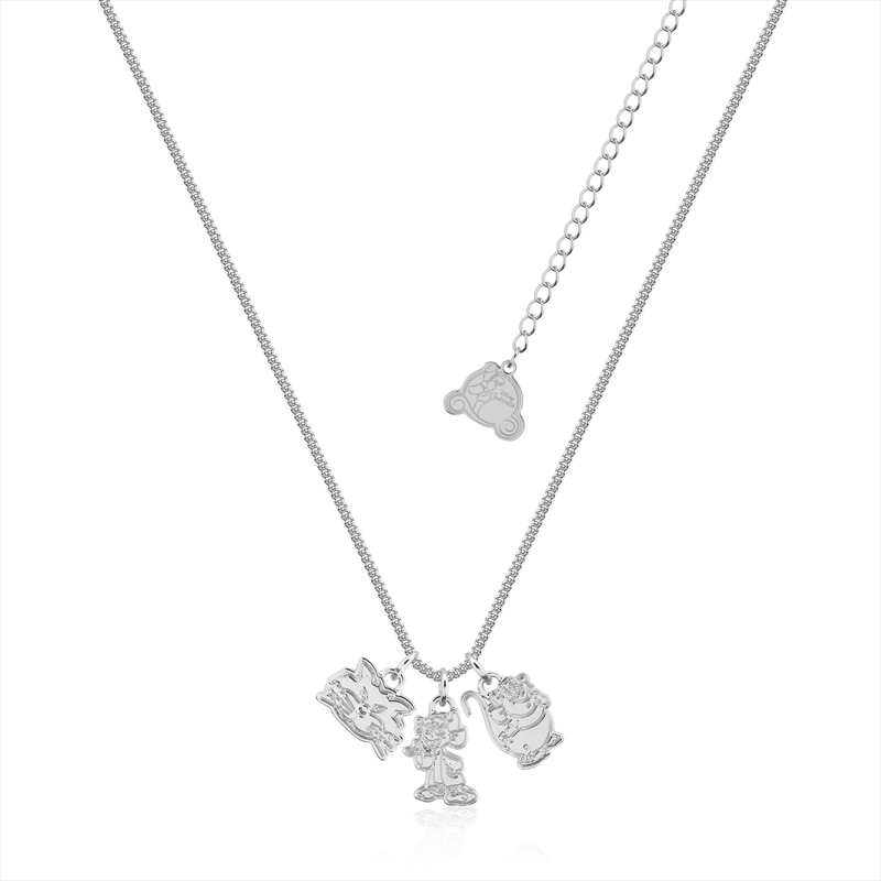 Disney Princess Cinderella Jaq, Gus, & Lucifer Trio Charm Necklace - Silver/Product Detail/Jewellery