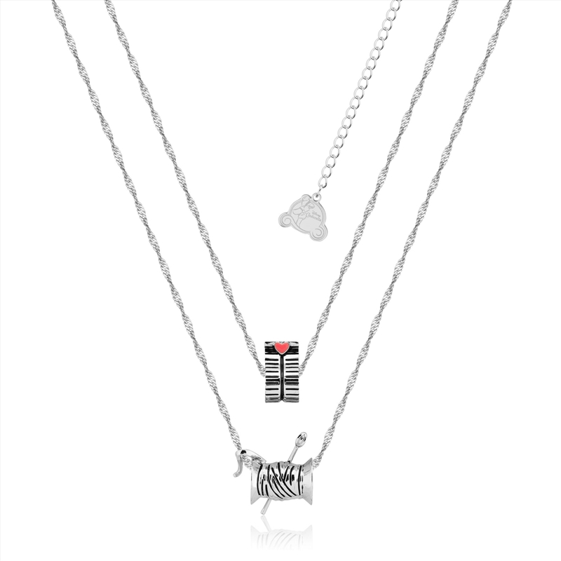 Disney Princess Cinderella Cinderelly Double Layer Necklace - Silver/Product Detail/Jewellery