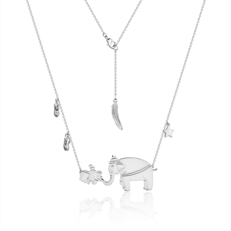 Disney Dumbo and Mrs Jumbo Necklace - Silver/Product Detail/Jewellery