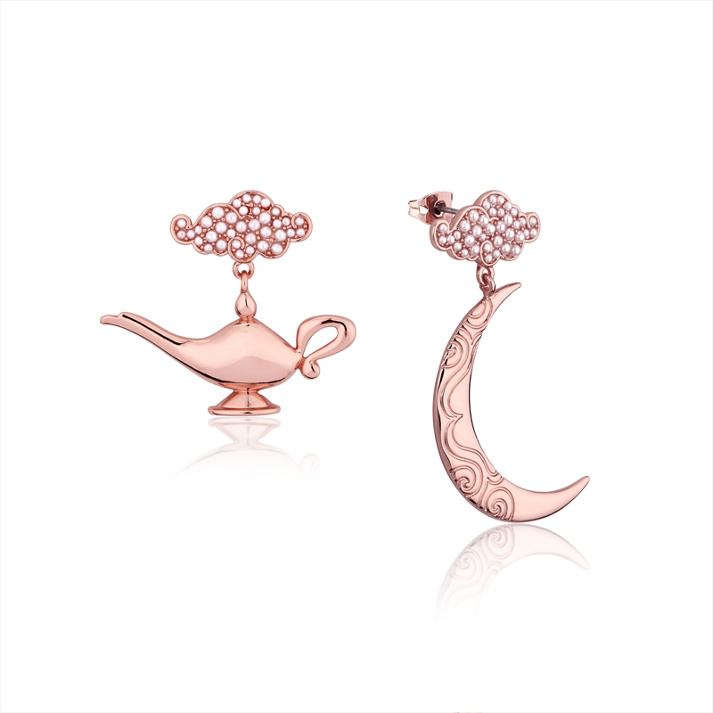 Disney Aladdin Genie Lamp in the Night Earrings - Rose/Product Detail/Jewellery