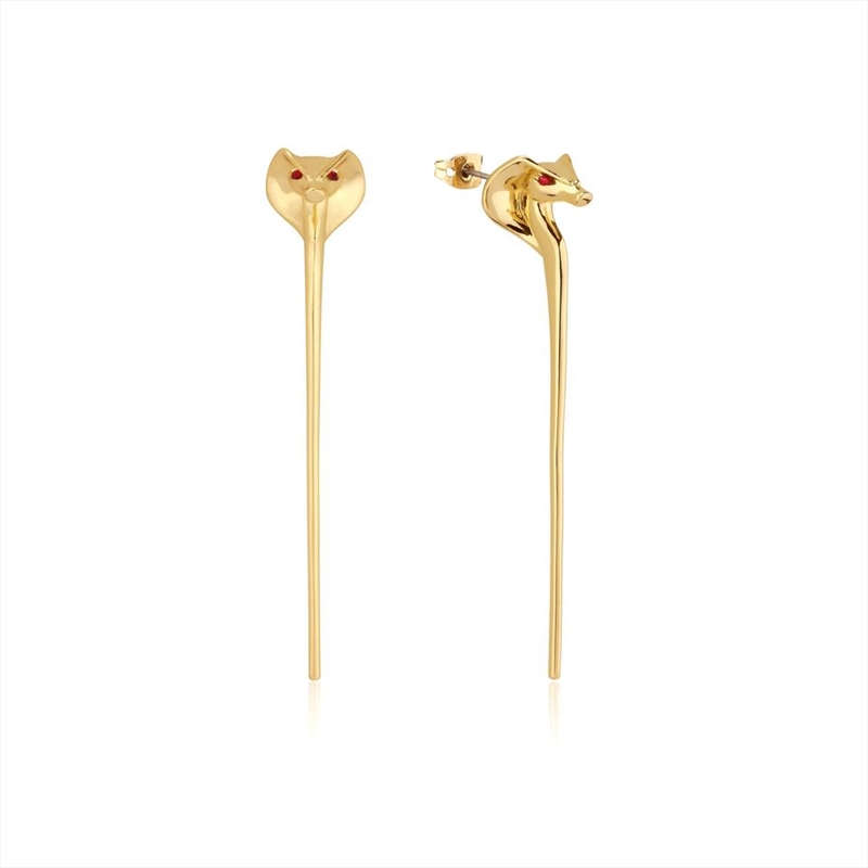 Disney Aladdin Jafar Snake Staff Earrings - Gold/Product Detail/Jewellery