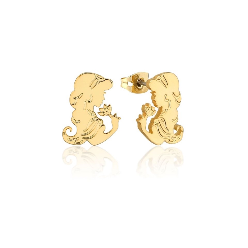 Disney Aladdin Princess Jasmine Stud Earrings - Gold/Product Detail/Jewellery