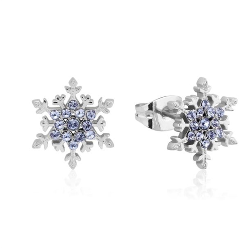 Frozen Elsa Crystal Snowflake Stud Earrings/Product Detail/Jewellery