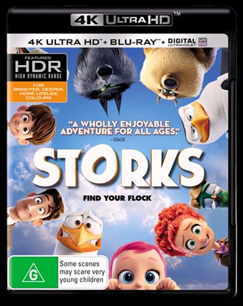 Storks  Blu-ray + UHD + UV/Product Detail/Animated
