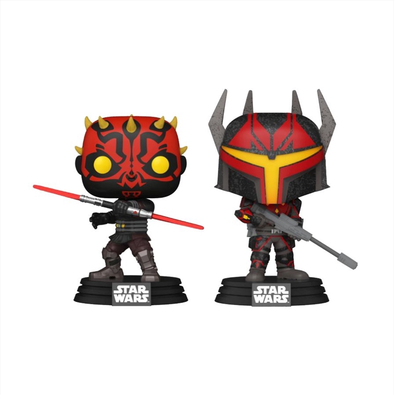 Star Wars: Clone Wars - Darth Maul & Gar Saxon US Exclusive Pop! Vinyl 2-Pack [RS]/Product Detail/TV