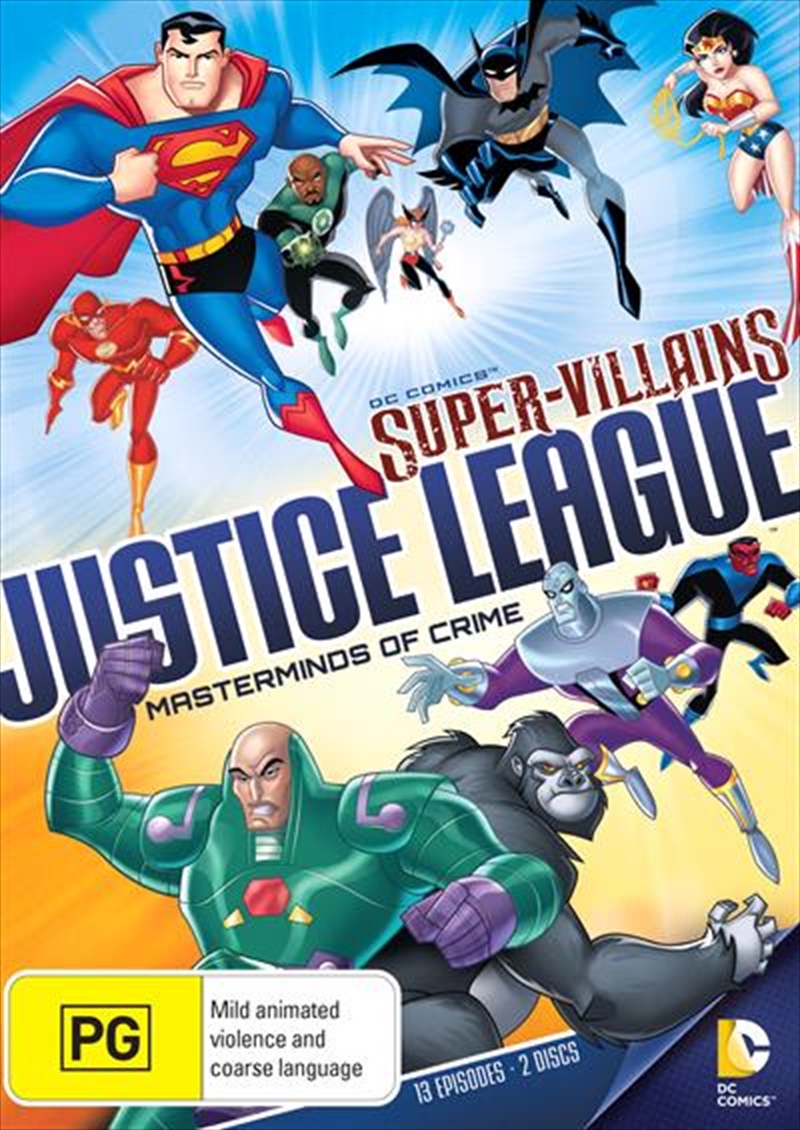 Justice League - Super Villains - Masterminds Of Crime/Product Detail/Animated