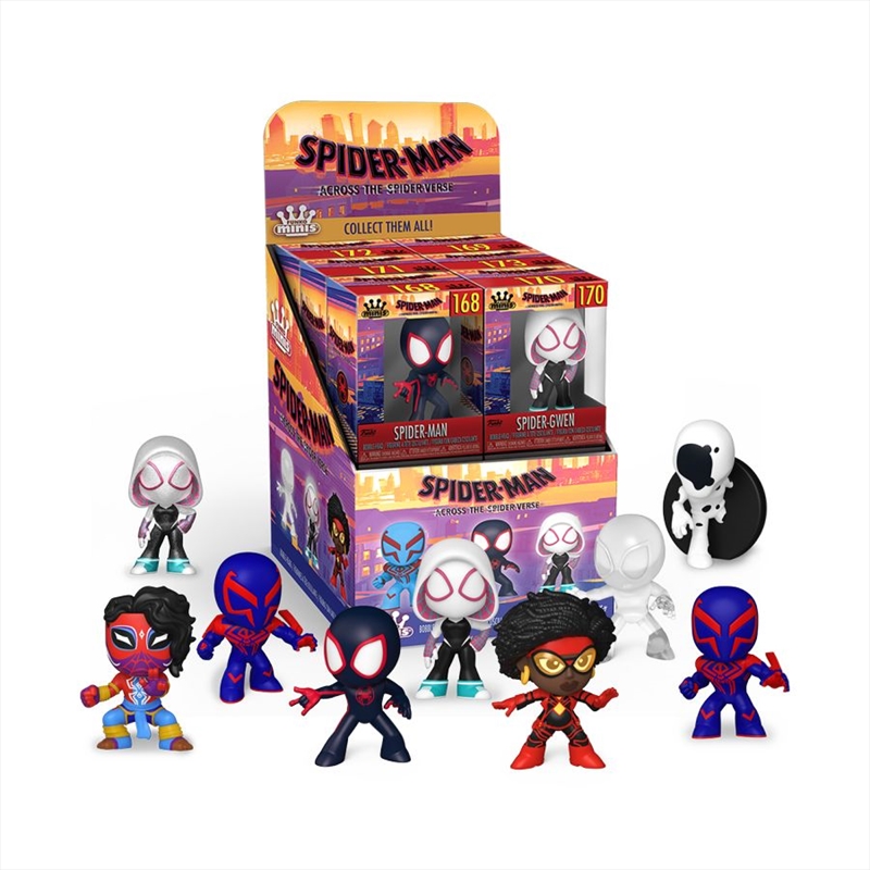 Spider-Man: Across the Spider-Verse - US Exclusive Mini Vinyl Figures (12ct) [RS]/Product Detail/Figurines