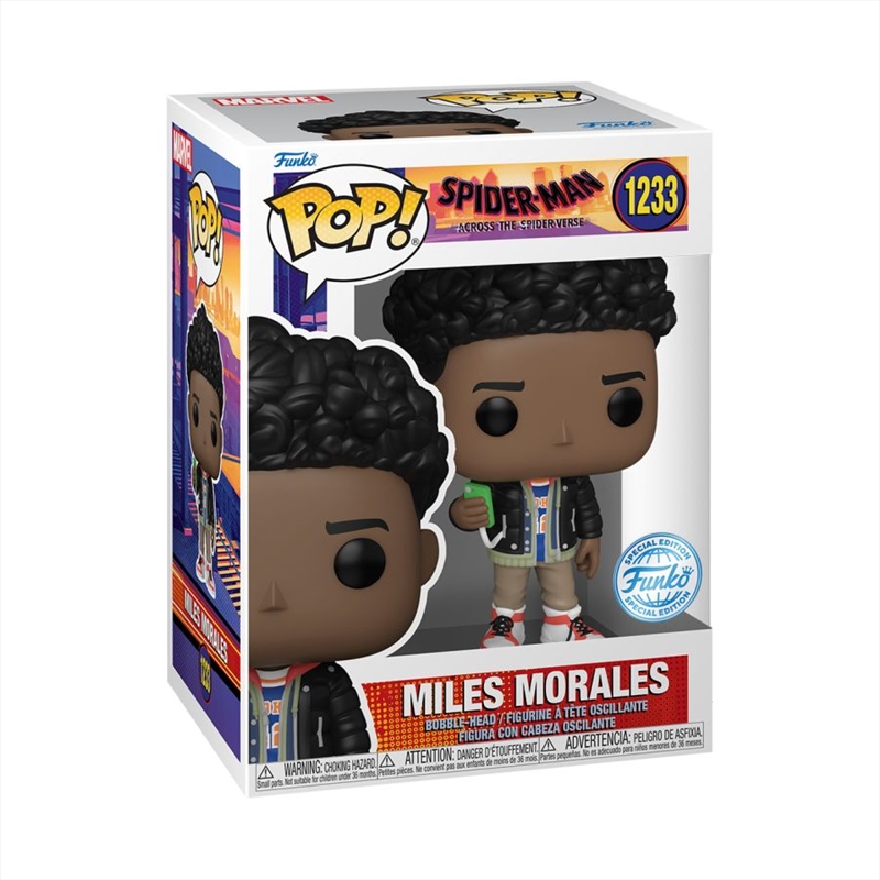 Spider-Man: Across the Spider-Verse - Miles Morales US Exclusive Pop! Vinyl [RS]/Product Detail/Movies