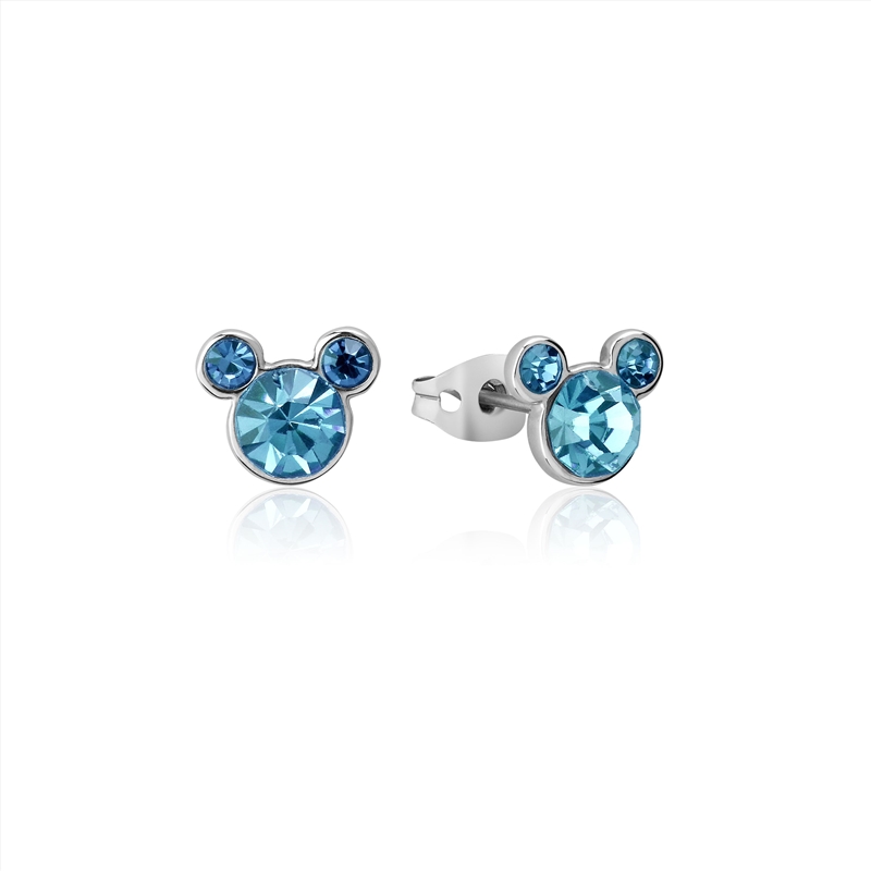 Disney Mickey Mouse ECC Mickey March Birthstone Stud Earrings/Product Detail/Jewellery