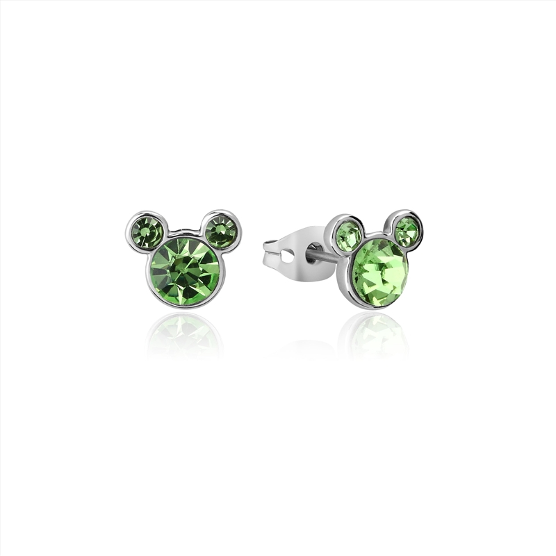 Disney Mickey Mouse ECC Mickey August Birthstone Stud Earrings/Product Detail/Jewellery