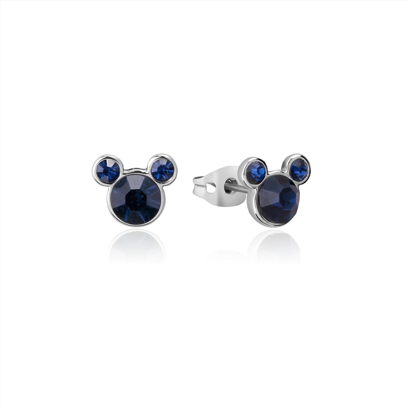 Disney Mickey Mouse ECC Mickey December Birthstone Stud Earrings/Product Detail/Jewellery