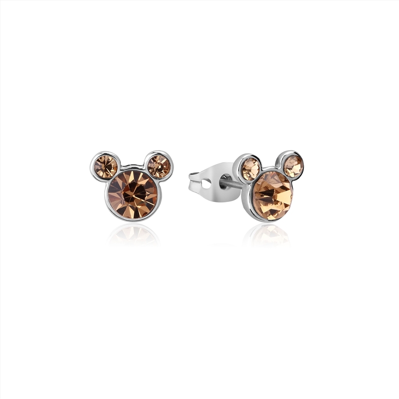 Disney Mickey Mouse ECC Mickey November Birthstone Stud Earrings/Product Detail/Jewellery