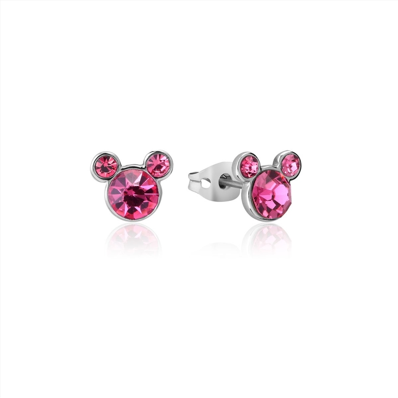 Disney Mickey Mouse ECC Mickey October Birthstone Stud Earrings/Product Detail/Jewellery