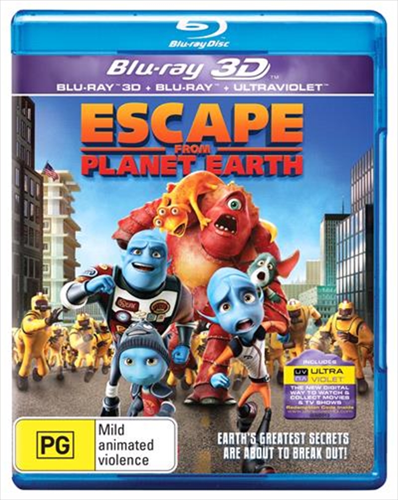 Escape From Planet Earth  3D + 2D Blu-ray + UV/Product Detail/Animated