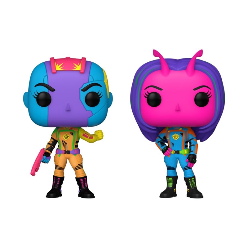 Guardians Of The Galaxy 3 - Nebula & Mantis US Exclusive Blacklight Pop! 2-Pack [RS]/Product Detail/Movies