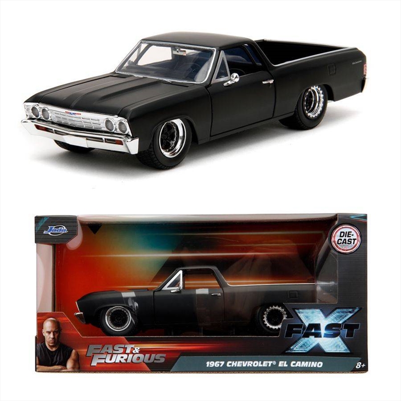 Fast & Furious 10 - Chevorlet El Camino (1967) 1:24 Scale Hollywood Rides Diecast Vehicle/Product Detail/Figurines