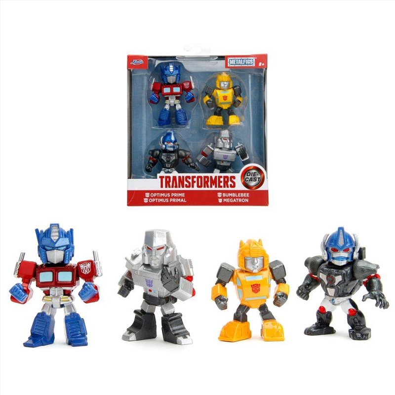 Transformers (TV) - 2.5" MetalFigs 4-Pack/Product Detail/Figurines
