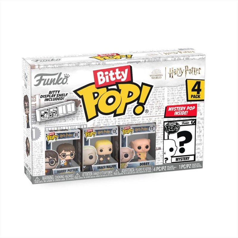 Harry Potter - Harry, Draco & Dobby Bitty Pop! 4-Pack/Product Detail/Movies