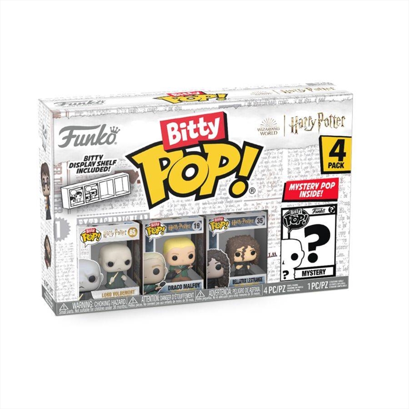 Harry Potter - Voldemort, Draco & Bellatrix Bitty Pop! 4-Pack/Product Detail/Movies