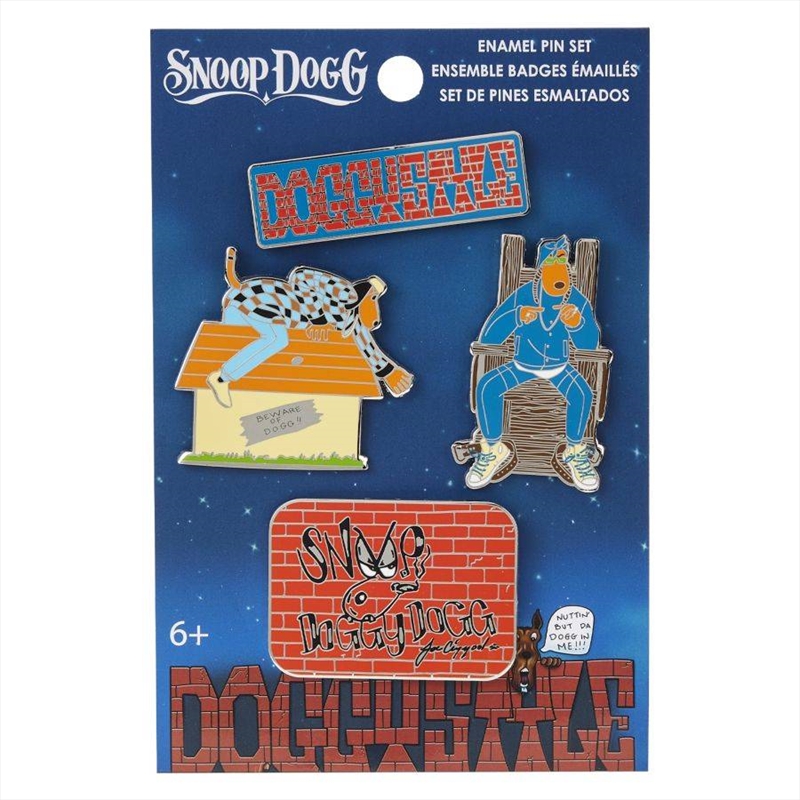 Snoop Dogg - Dog House Enamel Pin 4-Pack/Product Detail/Buttons & Pins