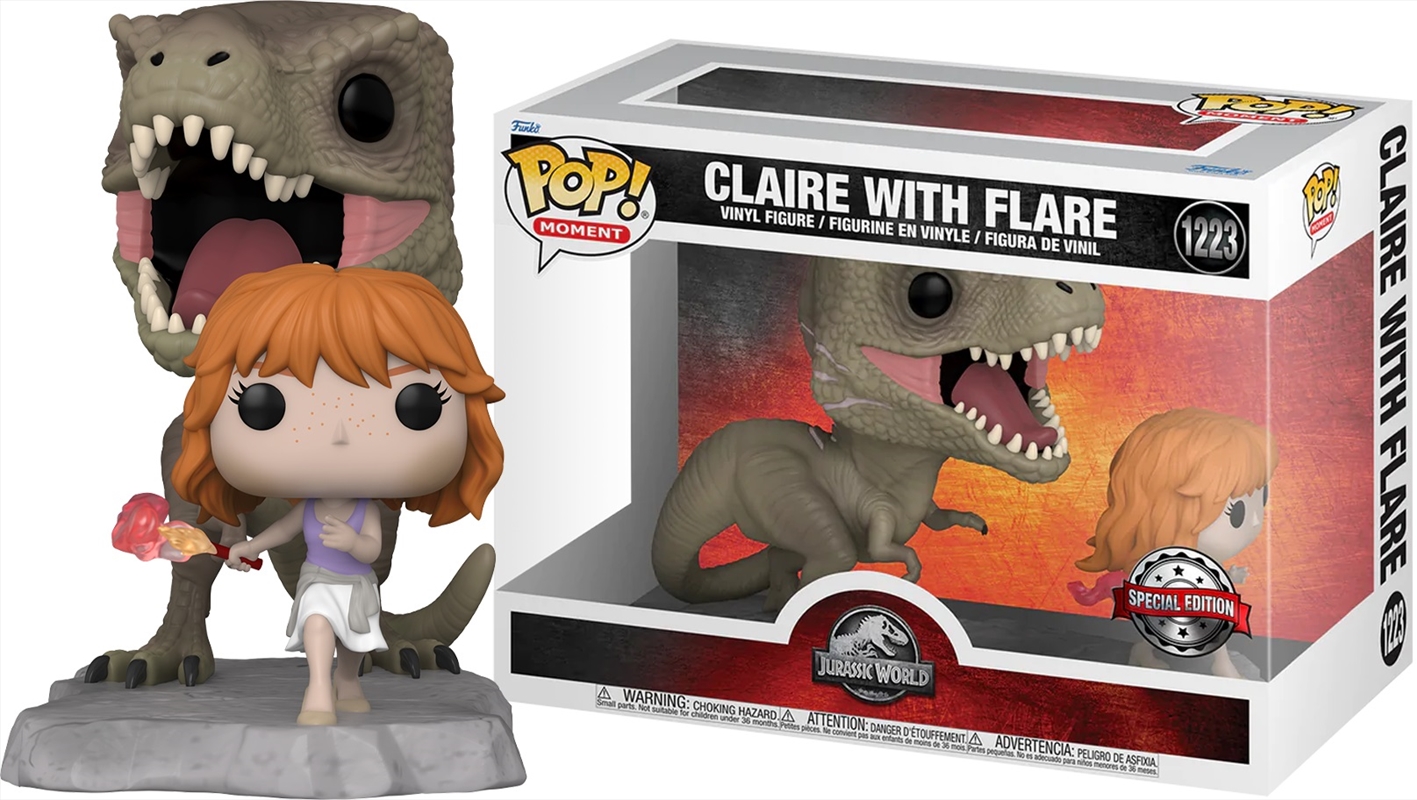 Jurassic World - Claire with Flare US Exclusive Pop! Moment [RS]/Product Detail/Movies