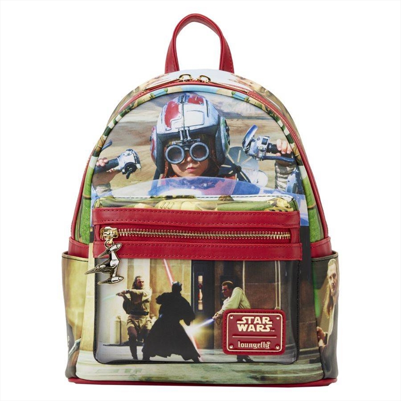 Loungefly Star Wars: Episode One - The Phantom Menace - Scenes Mini Backpack/Product Detail/Bags
