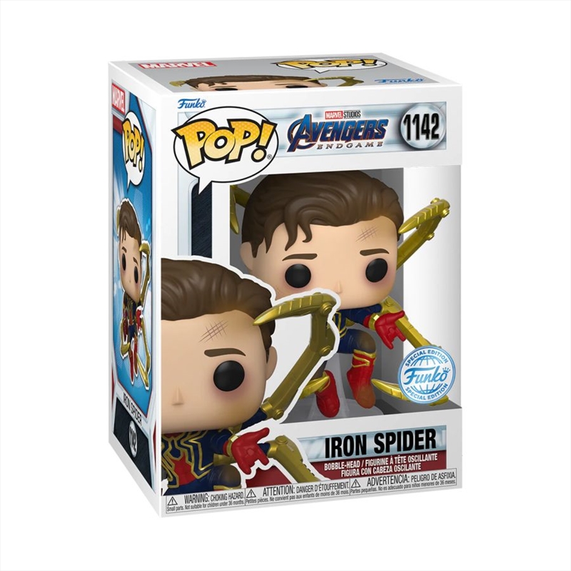 Avengers 4: Endgame - Spider-Man Unmasked US Exclusive Pop! Vinyl [RS]/Product Detail/Movies