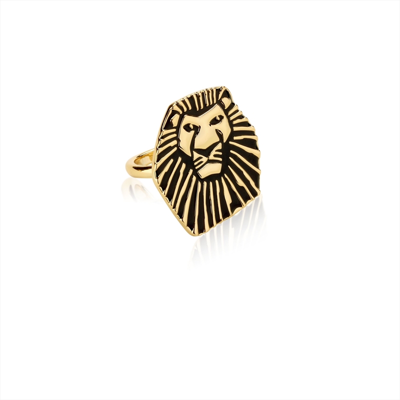 Lion King Black Mufasa Icon Ring - Size 6/Product Detail/Jewellery