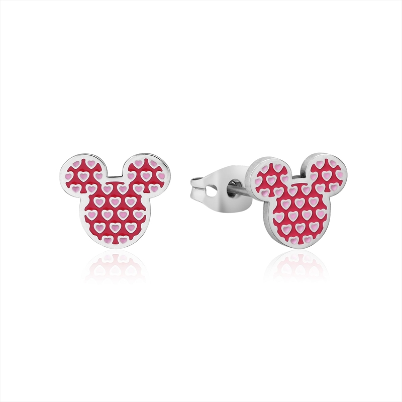 Disney Mickey Mouse Heart Stud Earrings/Product Detail/Jewellery