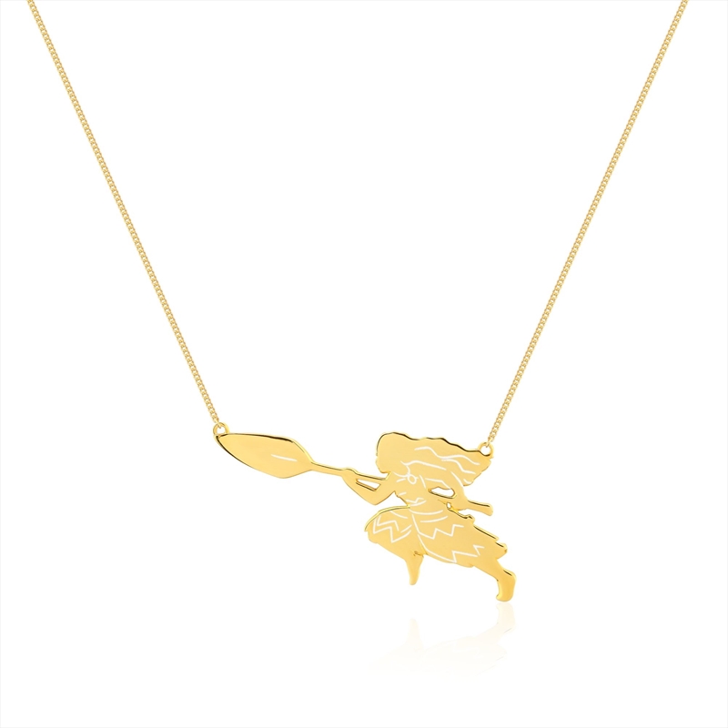 Disney Princess Precious Metal Moana Necklace - Gold/Product Detail/Jewellery