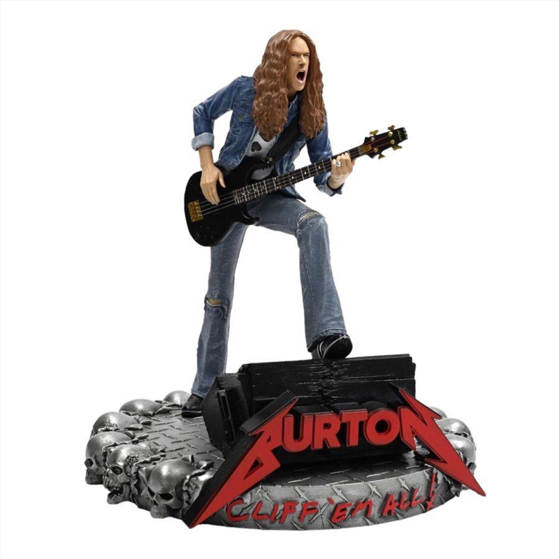 Buy Metallica Cliff Burton Rock Iconz Statue Online Sanity